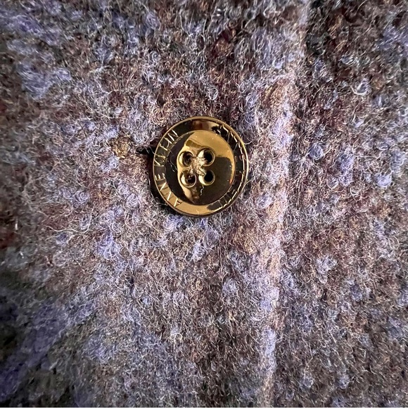 Anne Klein Women’s Wool/Polyester Blend Coat, Size XL, Cobalt Blue/Black. - Picture 9 of 13